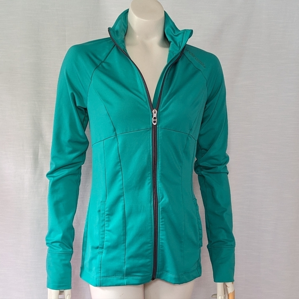 Under Armour Teal Full Zip Athletic Track Jacket‎